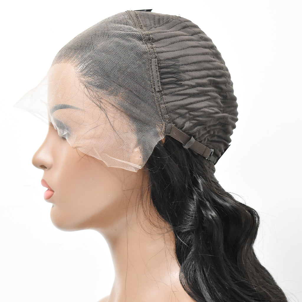 HiArt Hair Virgin Deep Wave Human Hair 13x4 Transparent Lace Wig Fast Shipping