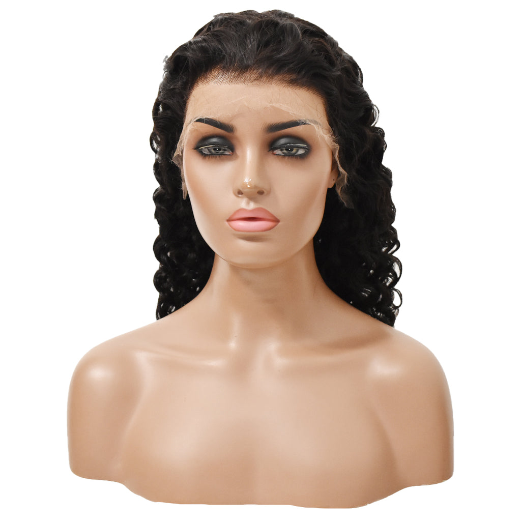 HiArt Hair Virgin Water Wave Human Hair 13x6 HD Lace 200% High Density Wig Fast Shipping