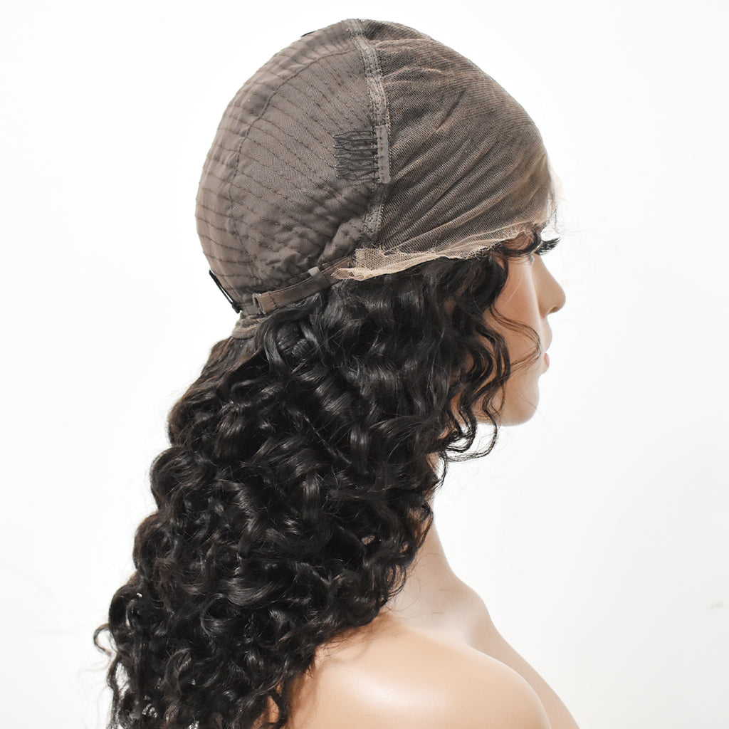 HiArt Hair Virgin Water Wave Human Hair 13x6 HD Lace 200% High Density Wig Fast Shipping