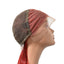 HiArt Hair Virgin Red Fancy Color Straight Human Hair 13x4 Transparent Lace Bob Wig Fast Shipping