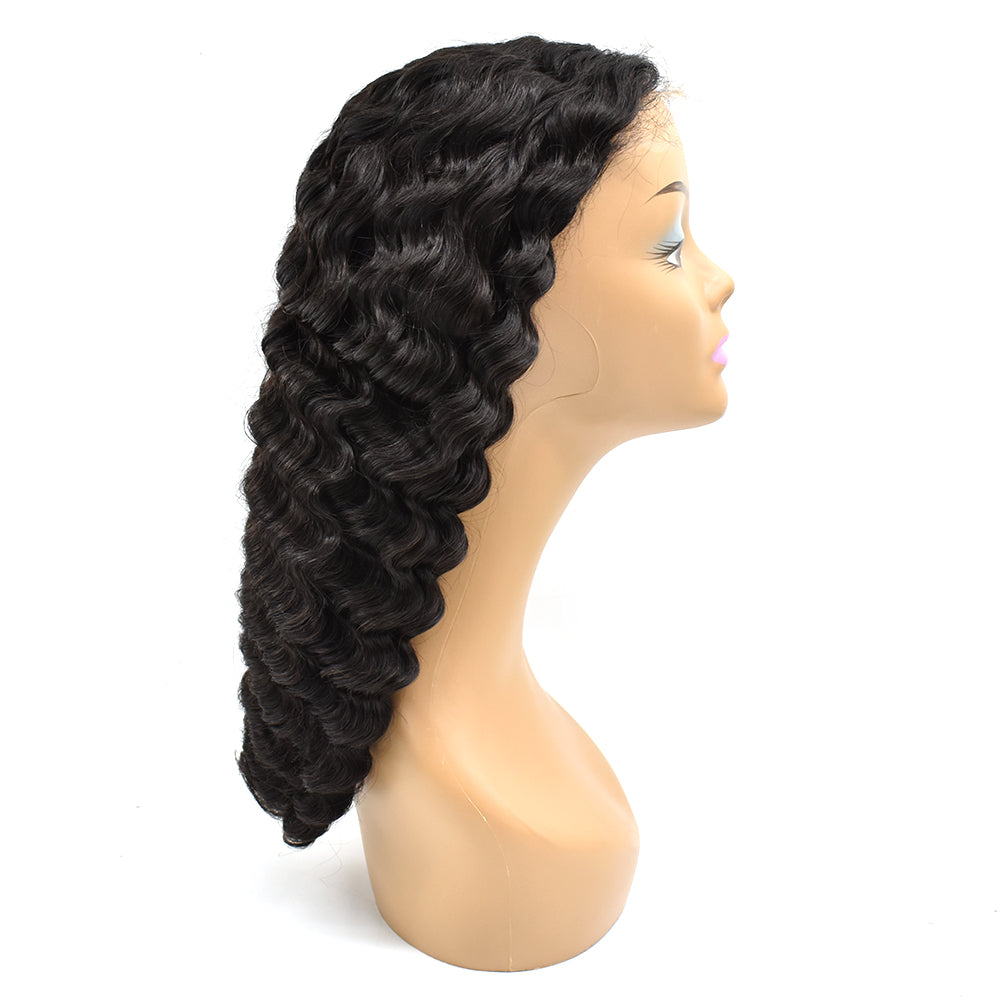 HiArt Hair Virgin Deep Wave Human Hair 5x5 HD Lace Wig Fast Shipping