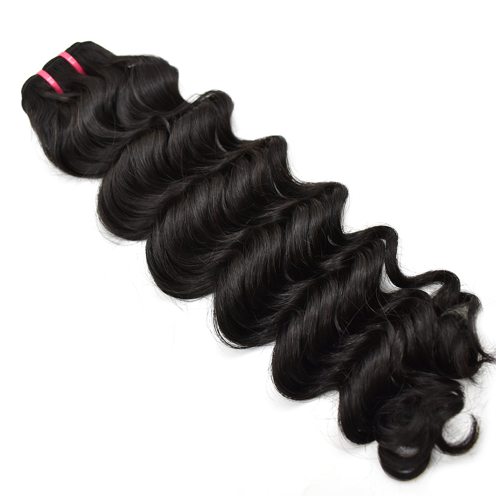 HiArt Hair Virgin Indian Raw Deep Body Wave Hair Weaving Human Hair Bundles Fast Shipping