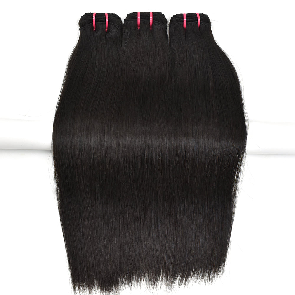 HiArt Hair Virgin Indian Raw Straight Hair Weaving Human Hair Bundles Fast Shipping