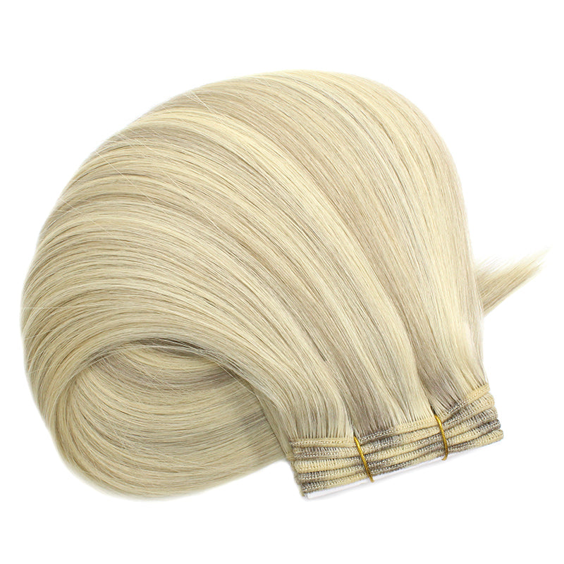 Straight Machine Weft 100g Cuticle Virgin Human Hair
