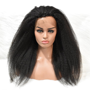 HiArt Hair Virgin Kinky Straight Human Hair 13x4 HD Lace Wig Fast Shipping