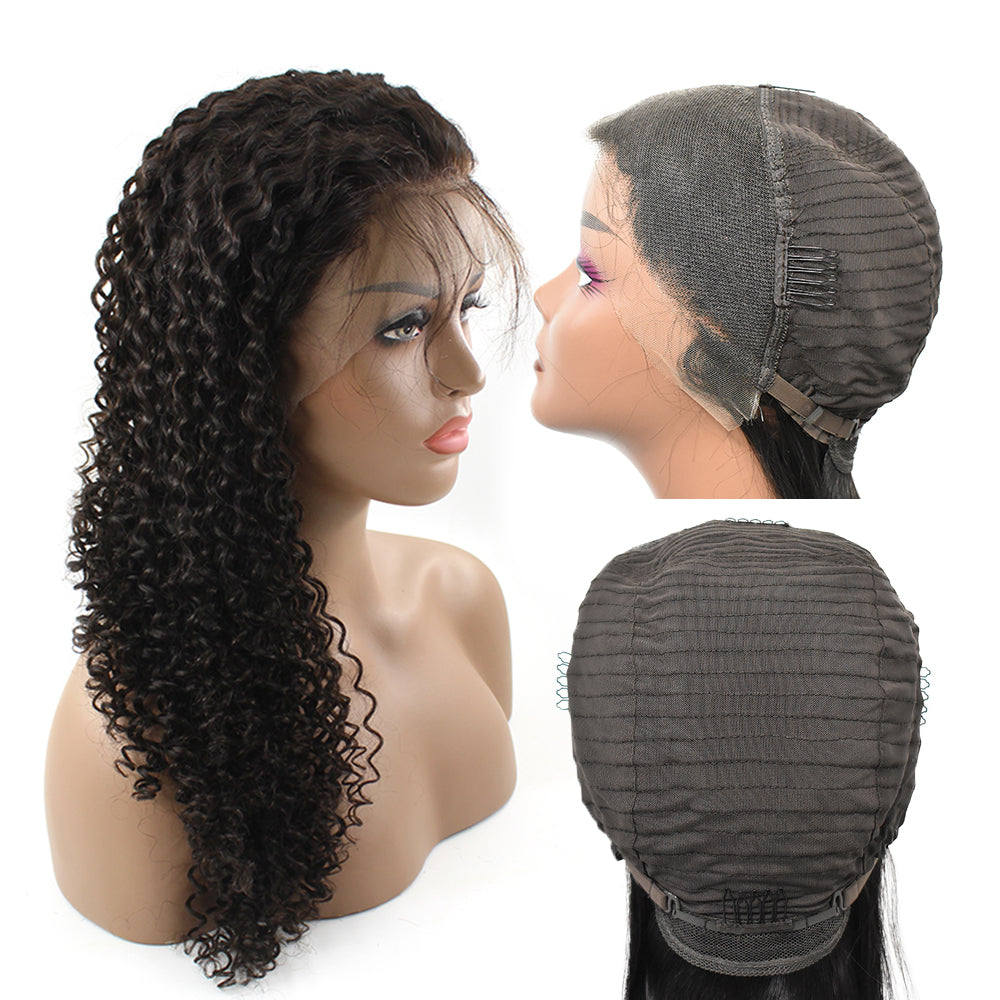 HiArt Hair Virgin Curly Human Hair 13x4 HD Lace Wig Fast Shipping