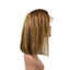 HiArt Hair Virgin 4T4/27 Fancy Color Straight Human Hair 13x4 Transparent Lace Bob Wig Fast Shipping