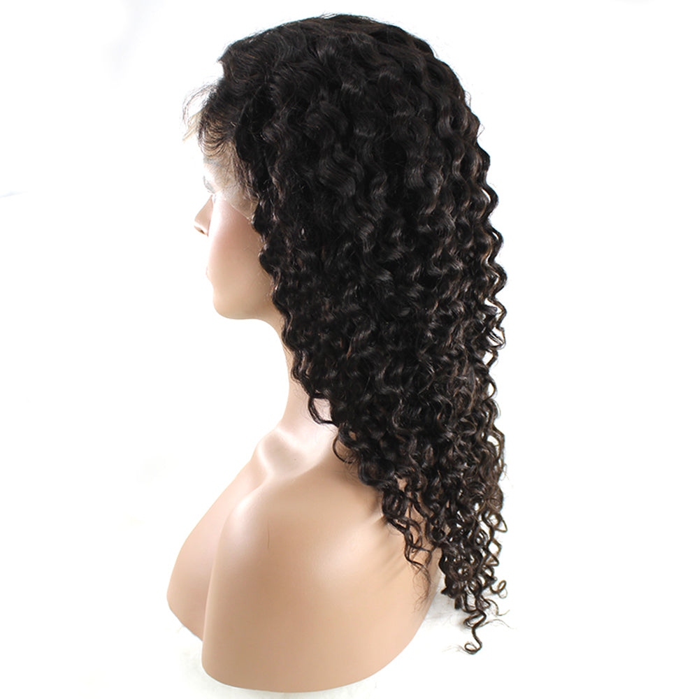 HiArt Hair Virgin Curly Human Hair 13x6 HD Lace 200% High Density Wig Fast Shipping