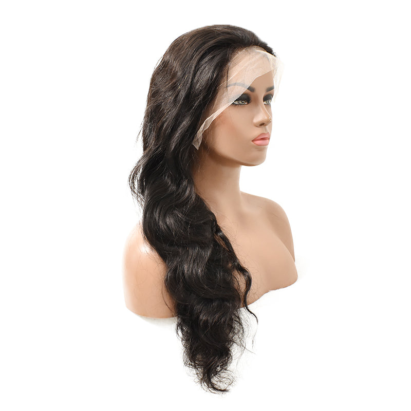 HiArt Hair Virgin Body Wave Human Hair 13x6 Transparent Lace Wig Fast Shipping