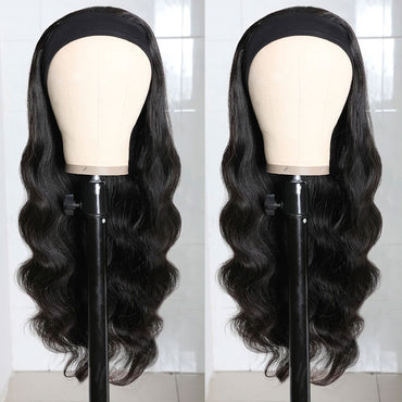HiArt Hair Virgin Body Wave Human Hair Band Wig Fast Shipping