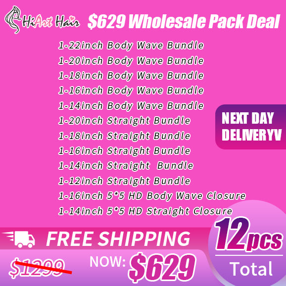 HiArt Hair 12 PCS Wholesale Pack Deal Free Shipping