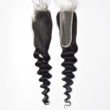 Deep Wave 2x6 HD Lace Closure Natural Color Hair