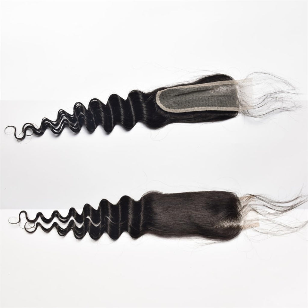Deep Wave 2x6 HD Lace Closure Natural Color Hair