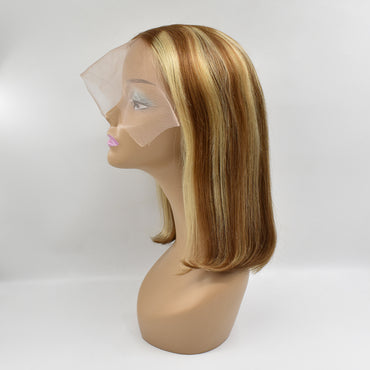 #4/613 Straight 13x4 Transparent Bob Wig