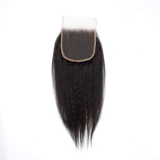 HiArt Hair Virgin Kinky Straight Human Hair 5x5 Transparent Lace Closure Fast Shipping