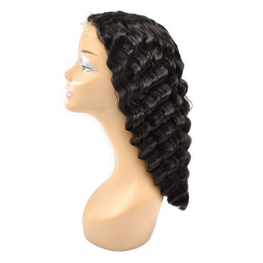 Deep Wave 5x5 HD Glueless Lace Closure 200% Wig Human Hair