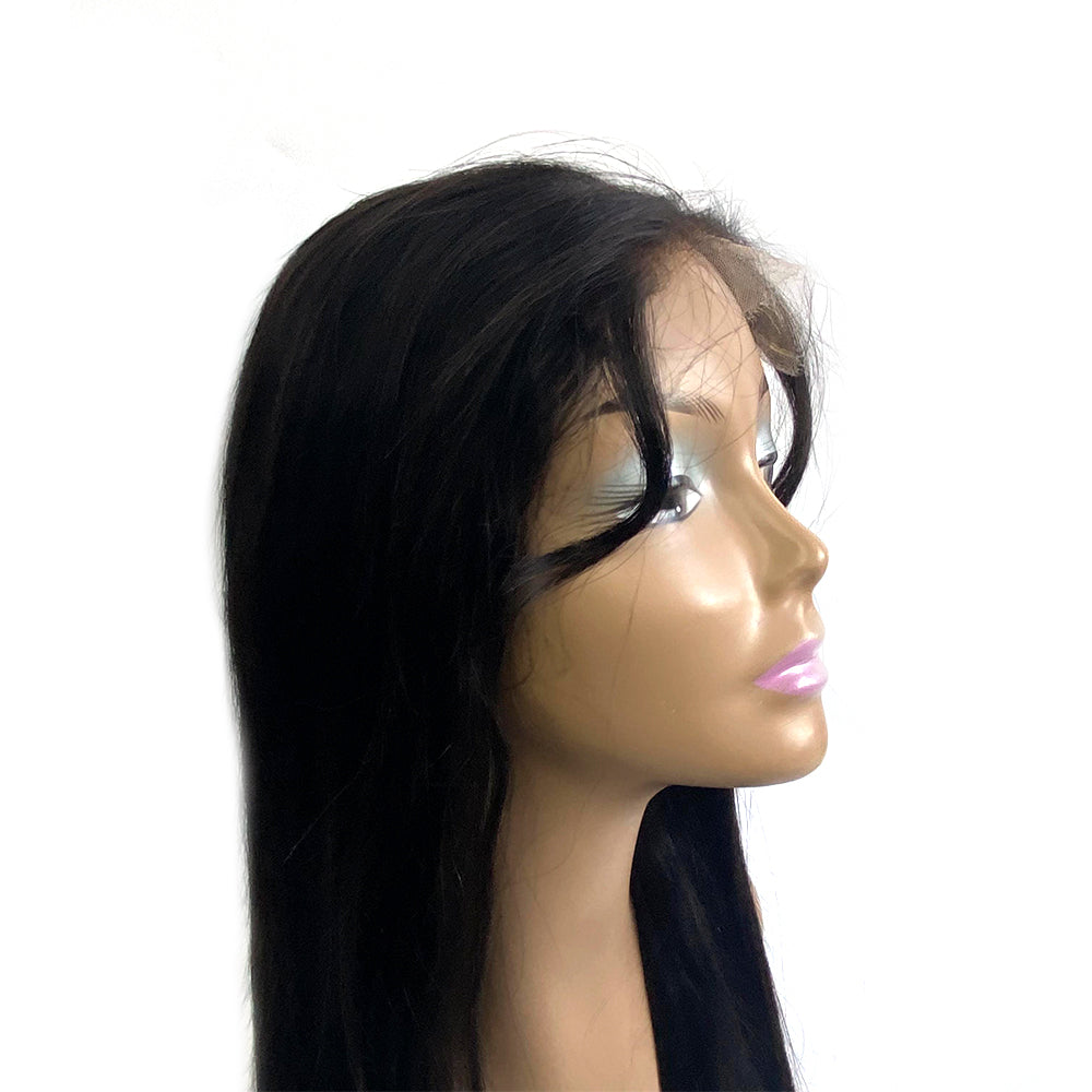 HiArt Hair Virgin Straight Human Hair 5x5 HD Lace 200% High Density Wig (Ready) (Babyhair) Fast Shipping