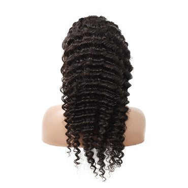 HiArt Hair Virgin Deep Wave Human Hair Lace Wig Fast Shipping True Size