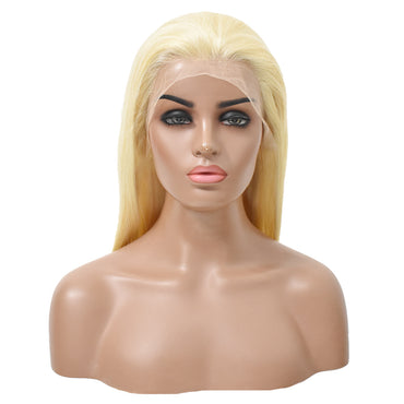HiArt Hair Virgin Blonde Color 613 Straight Human Hair 13x4 Transparent Lace Wig Fast Shipping