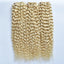 HiArt Hair Virgin Brazilian Blonde Color 613 Curly Hair Weaving Human Hair Bundles Fast Shipping