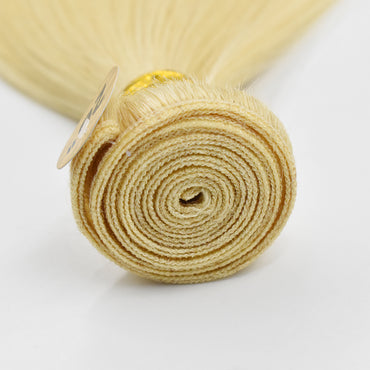 HiArt Hair Virgin Brazilian Blonde Color 613 Straight Hair Weaving Human Hair Bundles Fast Shipping