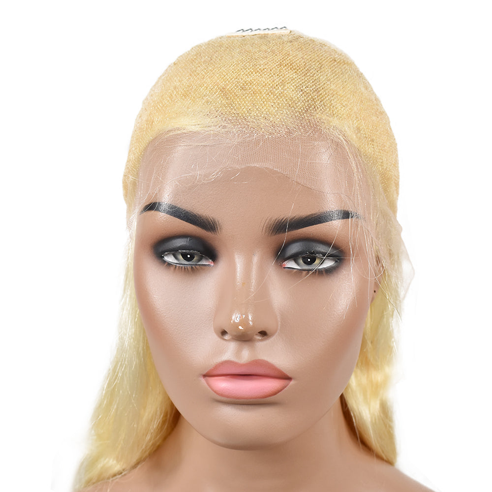 HiArt Hair Virgin Blonde Color 613 Body Wave Human Hair 13x4 HD Lace Wig Fast Shipping