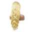 HiArt Hair Virgin Blonde Color 613 Body Wave Human Hair 13x4 Transparent Lace Wig Fast Shipping