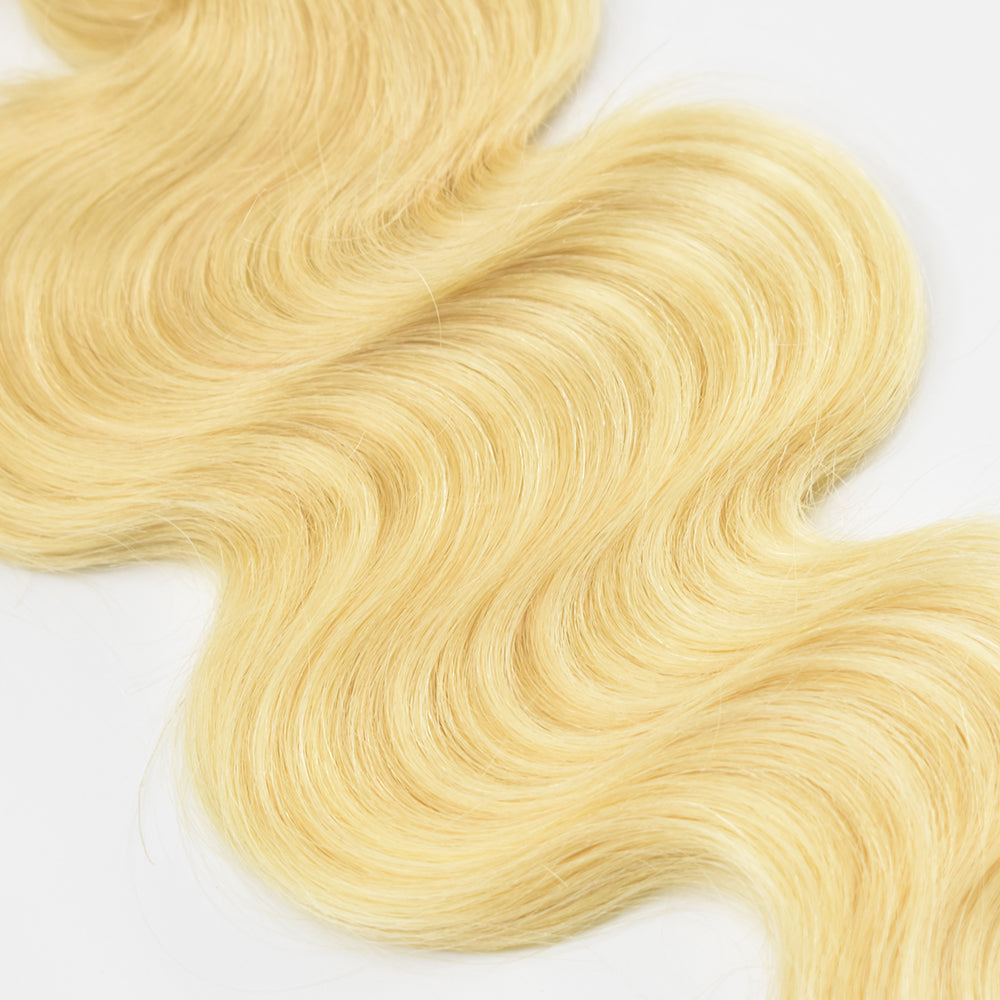 HiArt Hair Virgin Brazilian Blonde Color 613 Body Wave Hair Weaving Human Hair Bundles Fast Shipping