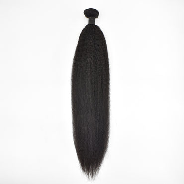 HiArt Hair Virgin Brazilian Kinky Straight Hair Weaving Human Hair Bundles Fast Shipping