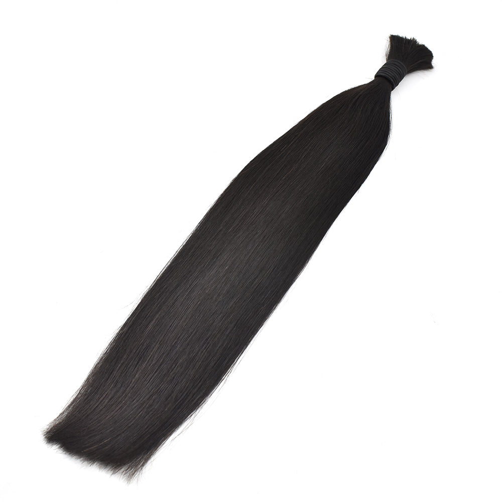 HiArt Hair Virgin Straight Bulk Hair Fast Shipping