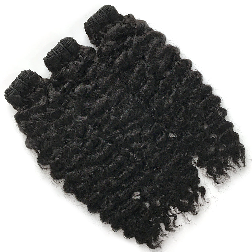 HiArt Hair Virgin Burmese Curl Hair Weaving Human Hair Bundles Fast Shipping