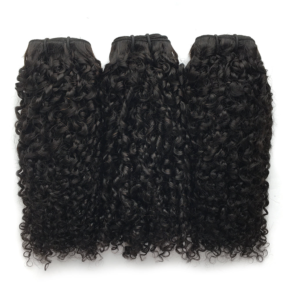 HiArt Hair Virgin Cambodia Curl Hair Weaving Human Hair Bundles Fast Shipping