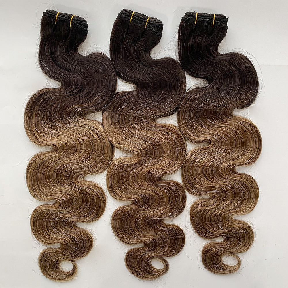 #2T6/18 Color Brazilian Body Wave Hair Bundles
