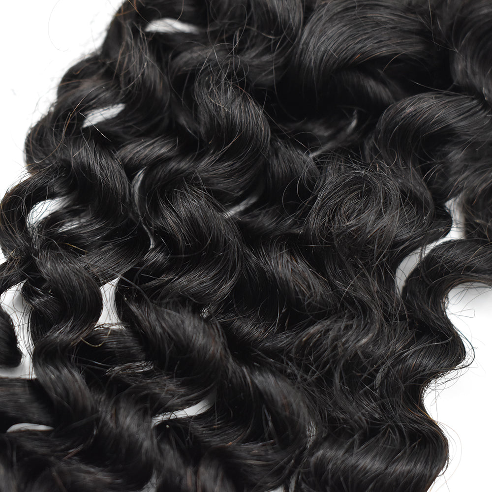 HiArt Hair Virgin Brazilian Curly Flat Tip Hair Extensions For Black Women Fast Shipping