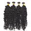 HiArt Hair Virgin Brazilian Curly Flat Tip Hair Extensions For Black Women Fast Shipping