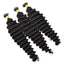 HiArt Hair Virgin Brazilian Deep Wave Flat Tip Hair Extensions For Black Women Fast Shipping