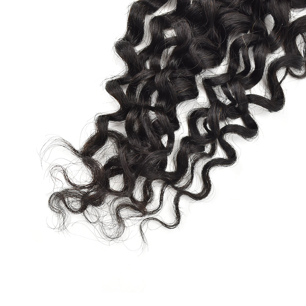HiArt Hair Virgin Brazilian Water Wave Flat Tip Hair Extensions For Black Women Fast Shipping