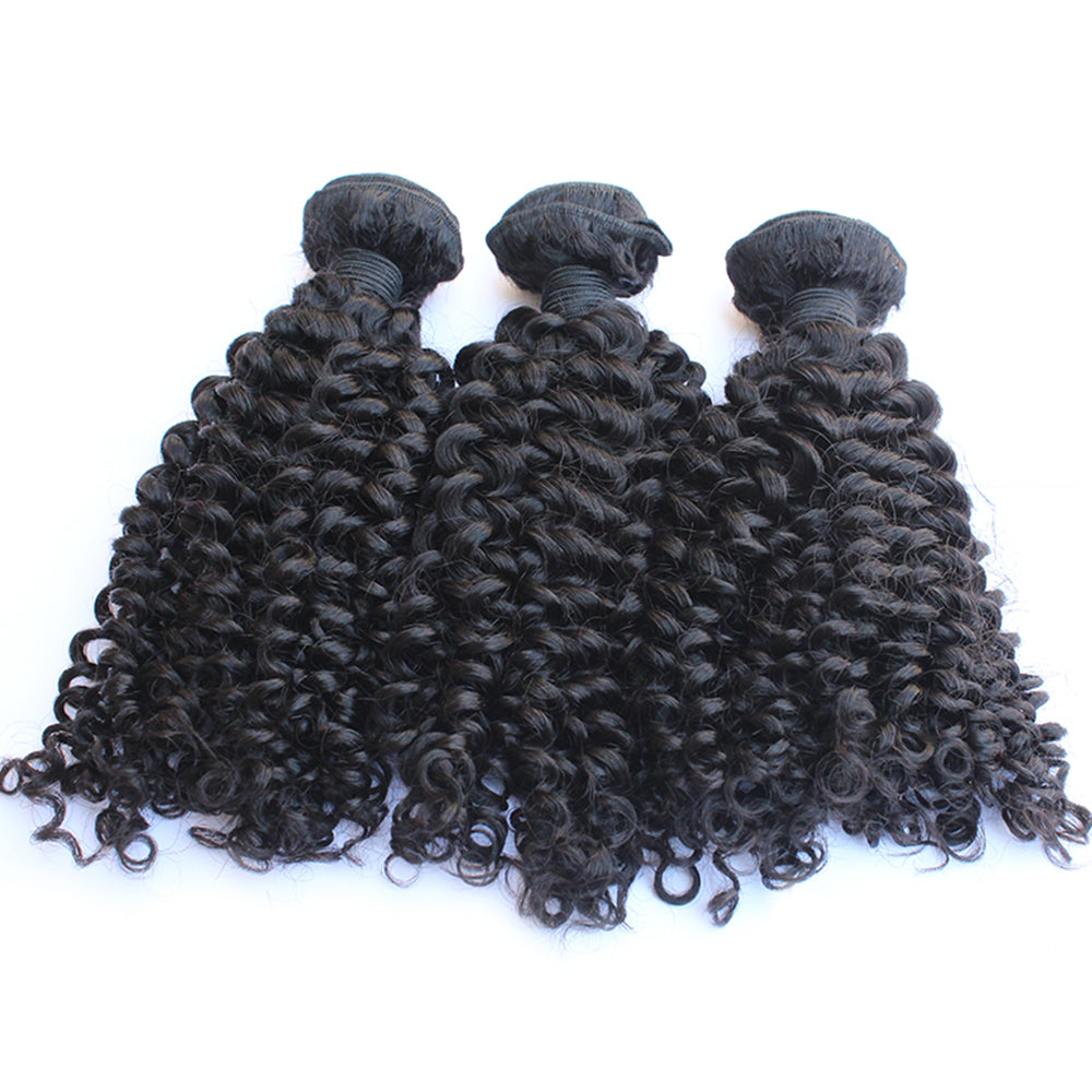 HiArt Hair Virgin Brazilian Kinky Curly Hair Weaving Human Hair Bundles Fast Shipping