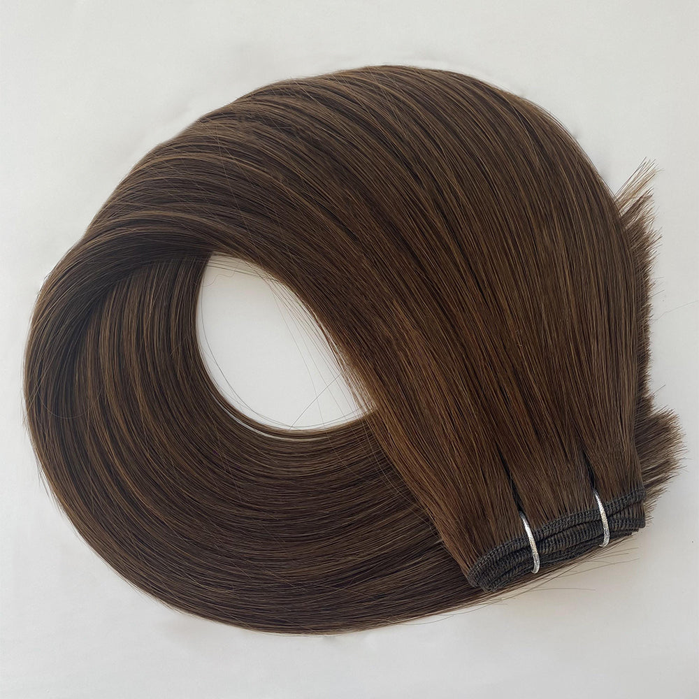 Straight Machine Weft 100g Cuticle Virgin Human Hair