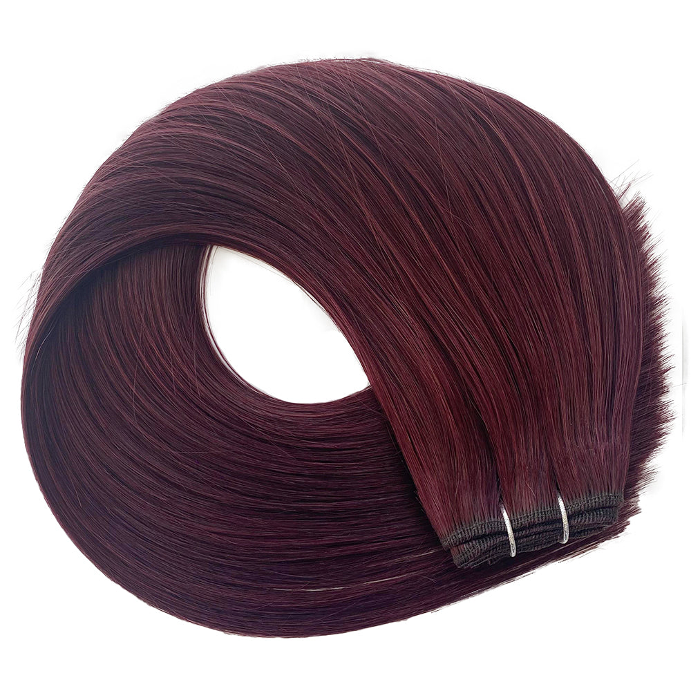 Straight Machine Weft 100g Cuticle Virgin Human Hair