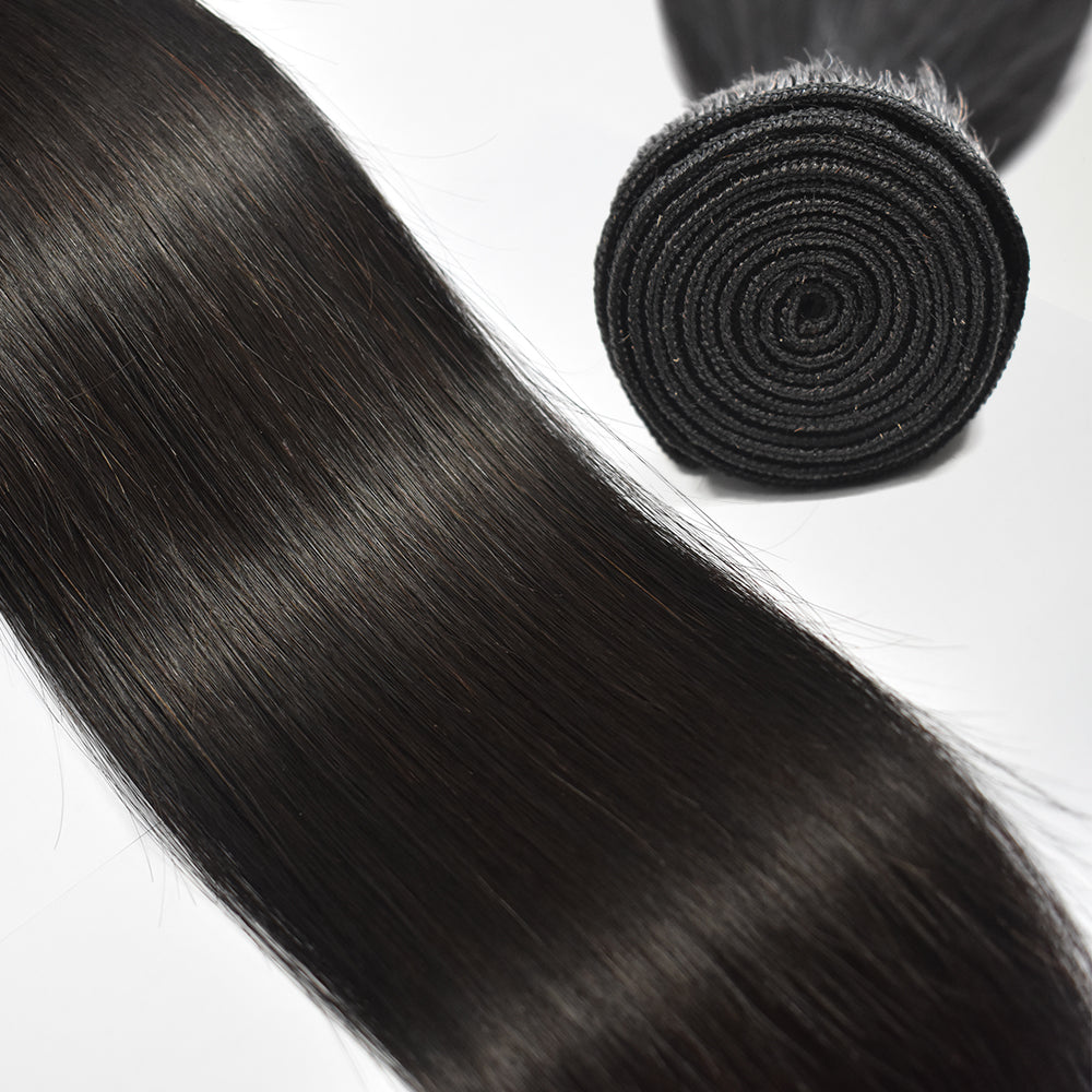 HiArt Hair Virgin Malaysian Straight Hair Weaving Human Hair Bundles Fast Shipping