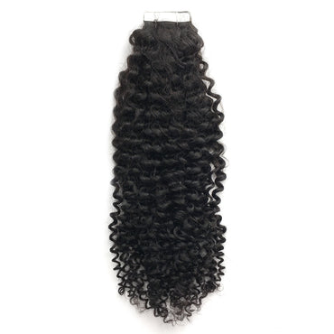 HiArt Hair Virgin Brazilian Kinky Curly Tape In Hair Extensions For Black Women Fast Shipping