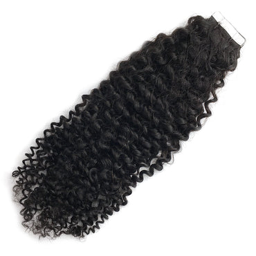 HiArt Hair Virgin Brazilian Kinky Curly Tape In Hair Extensions For Black Women Fast Shipping