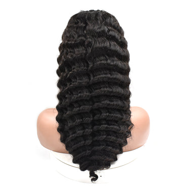 HiArt Hair Virgin Deep Wave Human Hair 13x6 HD Lace 200% High Density Wig Fast Shipping