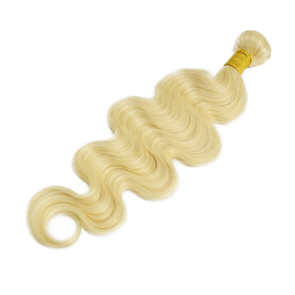 HiArt Hair Virgin Brazilian Blonde Color 613 Body Wave Hair Weaving Human Hair Bundles Fast Shipping
