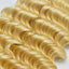 HiArt Hair Virgin Brazilian Blonde Color 613 Deep Wave Hair Weaving Human Hair Bundles Fast Shipping