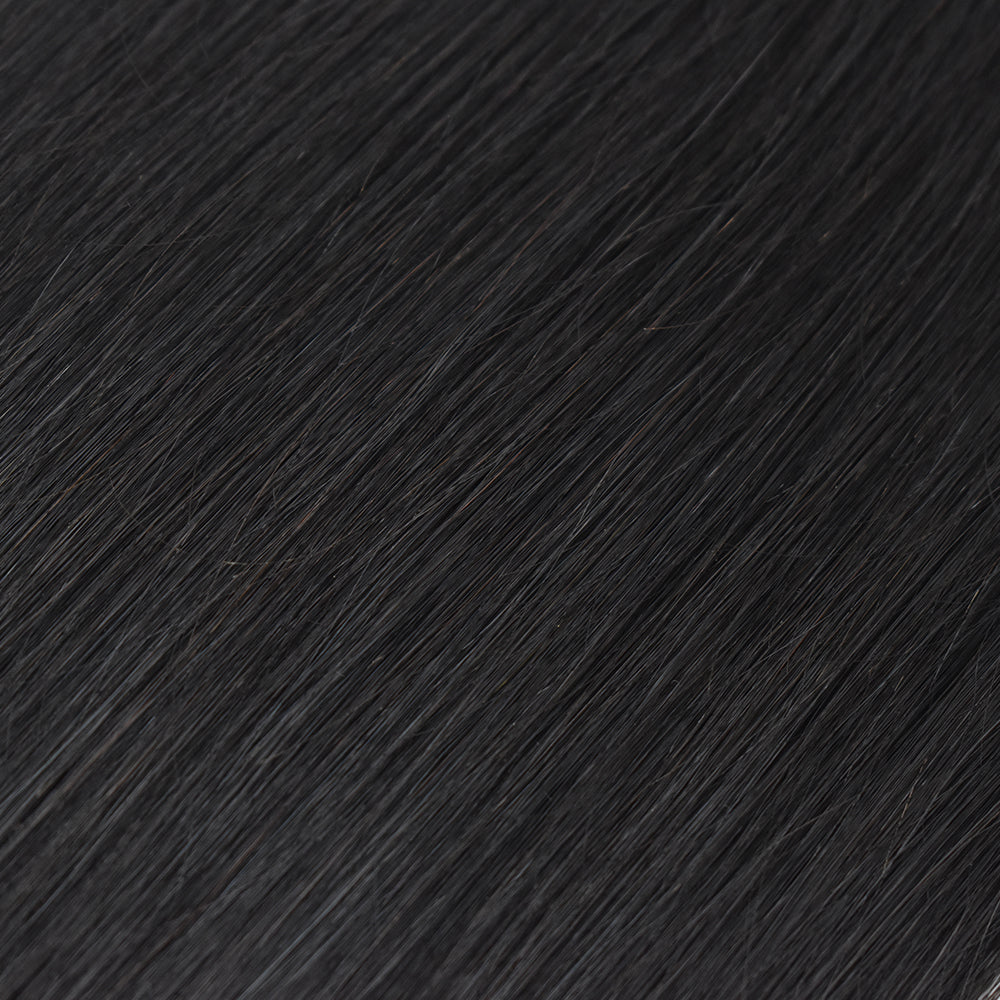 HiArt Hair Virgin Brazilian Straight Flat Tip Hair Extensions For Black Women Fast Shipping