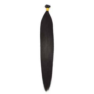 HiArt Hair Virgin Brazilian Straight Flat Tip Hair Extensions For Black Women Fast Shipping