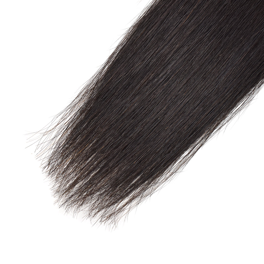 HiArt Hair Virgin Brazilian Straight Flat Tip Hair Extensions For Black Women Fast Shipping