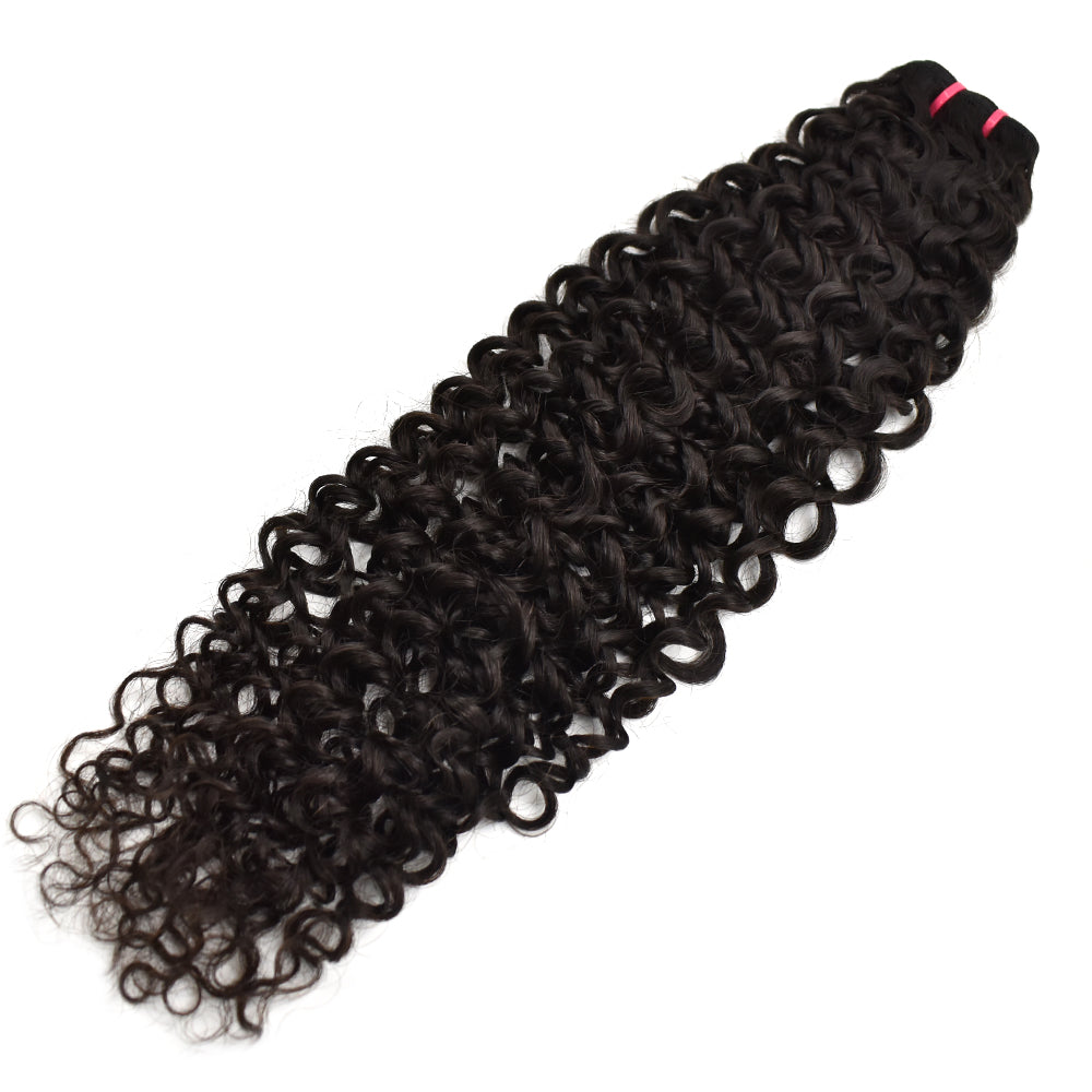 HiArt Hair Virgin Indian Raw Curly Hair Weaving Human Hair Bundles Fast Shipping